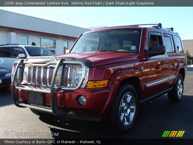 2006 Jeep Commander Limited 4x4 in Inferno Red Pearl