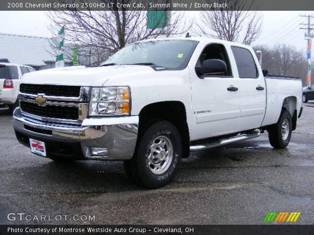2008 Chevrolet Silverado 2500HD LT Crew Cab in Summit White