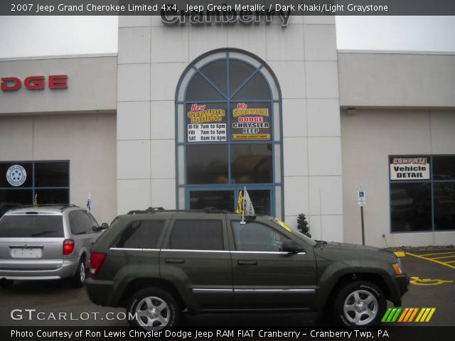 2007 Jeep Grand Cherokee Limited 4x4 in Jeep Green Metallic