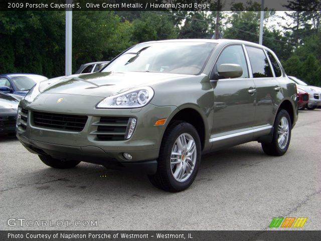 2009 Porsche Cayenne S in Olive Green Metallic