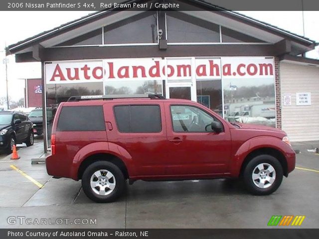 2006 Nissan Pathfinder S 4x4 in Red Brawn Pearl