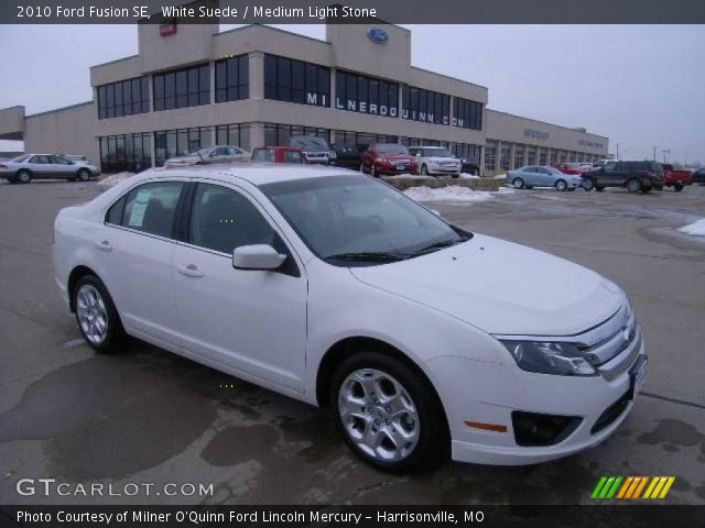 2010 Ford Fusion SE in White Suede