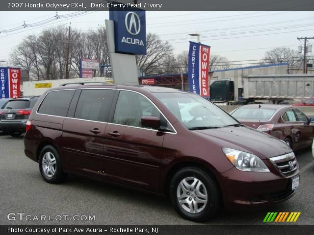 2007 Honda Odyssey EX-L in Dark Cherry Pearl