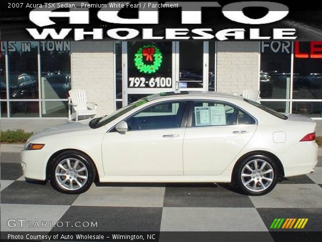 2007 Acura TSX Sedan in Premium White Pearl
