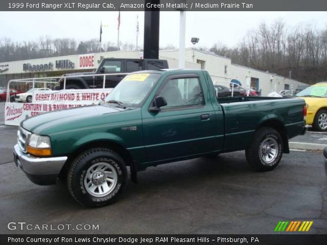 1999 Ford Ranger XLT Regular Cab in Amazon Green Metallic