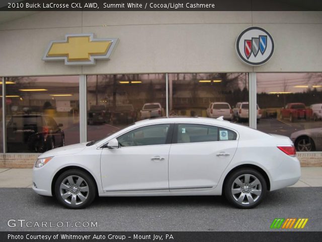 2010 Buick LaCrosse CXL AWD in Summit White