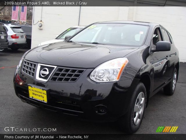 2009 Nissan Rogue S AWD in Wicked Black