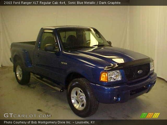 2003 Ford Ranger XLT Regular Cab 4x4 in Sonic Blue Metallic