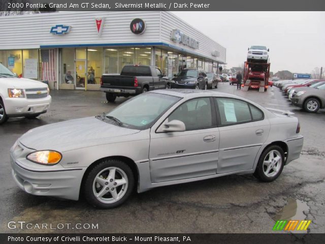 2000 Pontiac Grand Am GT Sedan in Silvermist Metallic