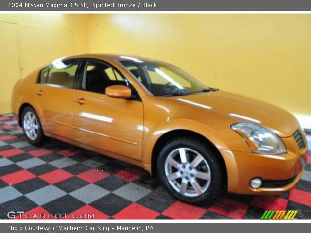 2004 Nissan Maxima 3.5 SE in Spirited Bronze