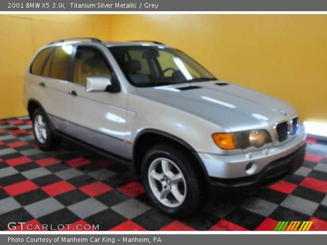2001 BMW X5 3.0i in Titanium Silver Metallic