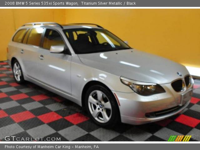 2008 BMW 5 Series 535xi Sports Wagon in Titanium Silver Metallic