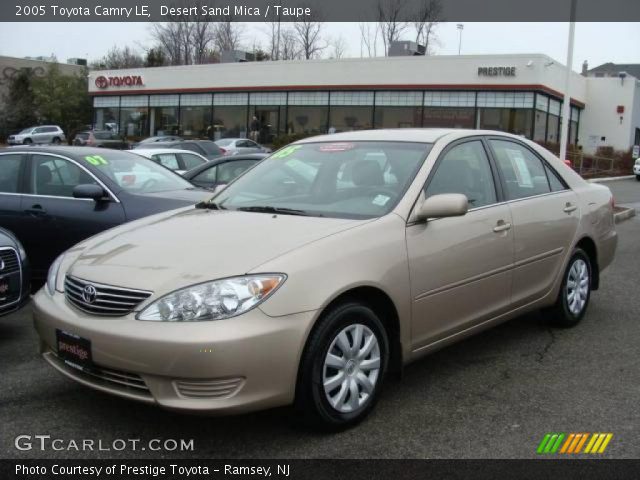 2005 Toyota Camry LE in Desert Sand Mica