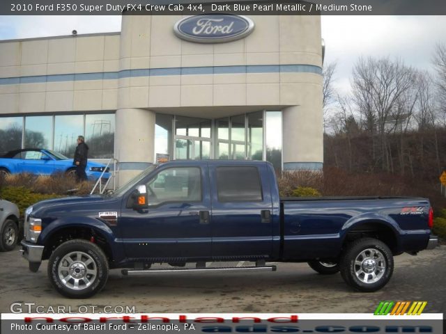 2010 Ford F350 Super Duty FX4 Crew Cab 4x4 in Dark Blue Pearl Metallic