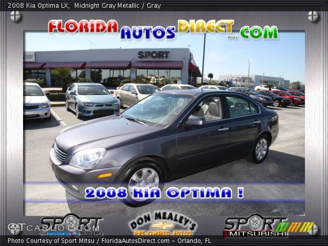 2008 Kia Optima LX in Midnight Gray Metallic