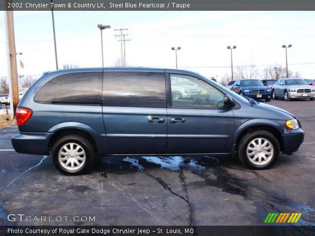 2002 Chrysler Town & Country LX in Steel Blue Pearlcoat