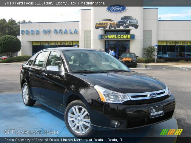 2010 Ford Focus SEL Sedan in Ebony Black