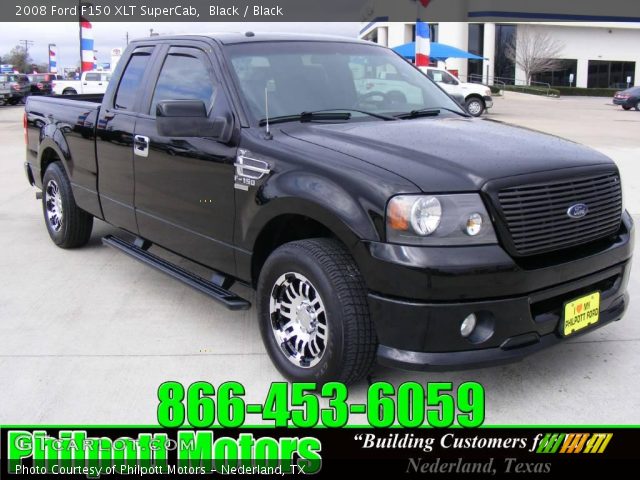 2008 Ford F150 XLT SuperCab in Black