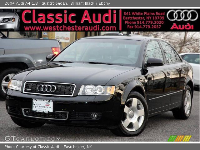 2004 Audi A4 1.8T quattro Sedan in Brilliant Black