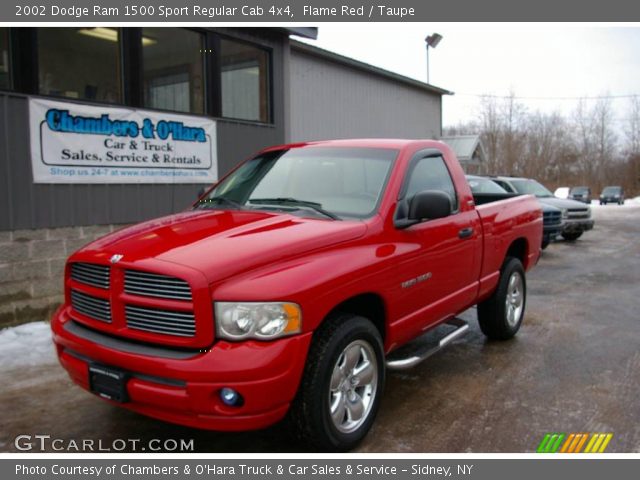 2002 Dodge Ram 1500 Sport Regular Cab 4x4 in Flame Red