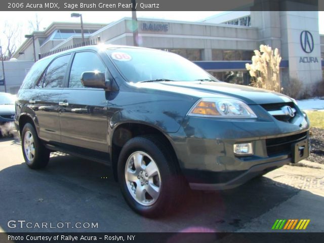 2006 Acura MDX  in Sage Brush Green Pearl