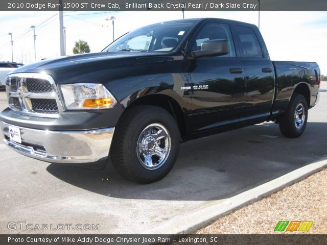 2010 Dodge Ram 1500 ST Crew Cab in Brilliant Black Crystal Pearl