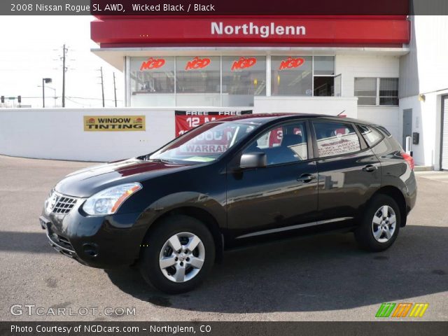2008 Nissan Rogue SL AWD in Wicked Black