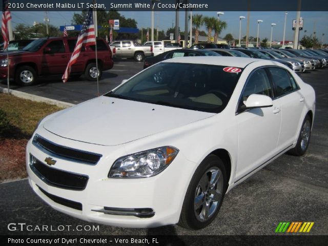 2010 Chevrolet Malibu LT Sedan in Summit White