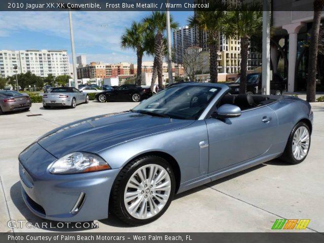 2010 Jaguar XK XK Convertible in Frost Blue Metallic