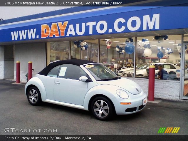 2006 Volkswagen New Beetle 2.5 Convertible in Aquarius Blue