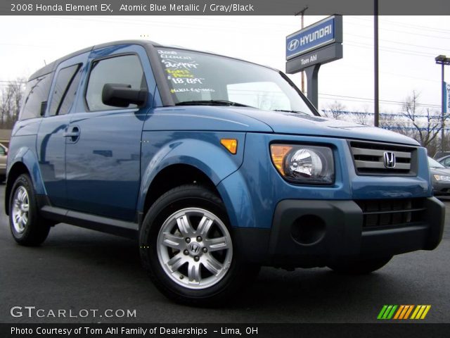 2008 Honda Element EX in Atomic Blue Metallic