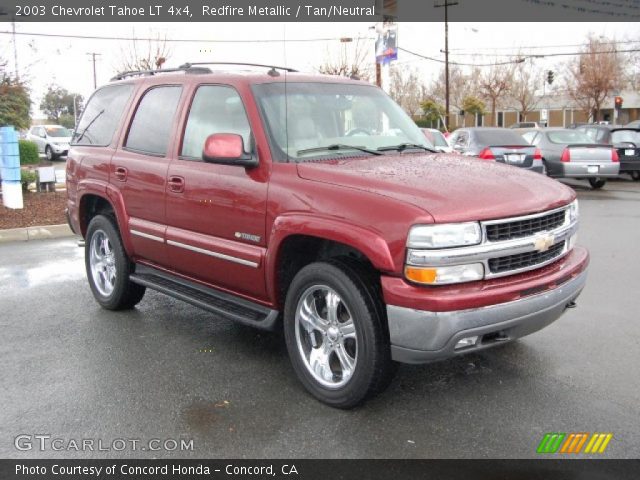 2003 Chevrolet Tahoe LT 4x4 in Redfire Metallic