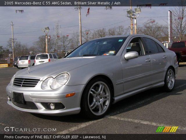 2005 Mercedes-Benz C 55 AMG Sedan in Brilliant Silver Metallic