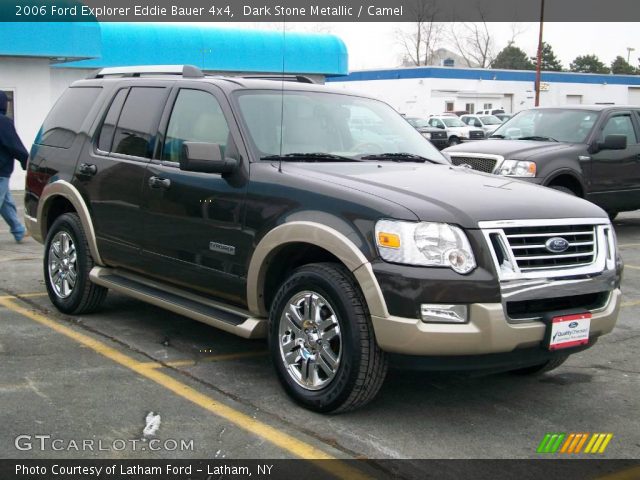 Dark Stone Metallic 2006 Ford Explorer Eddie Bauer 4x4 Camel Interior 7458