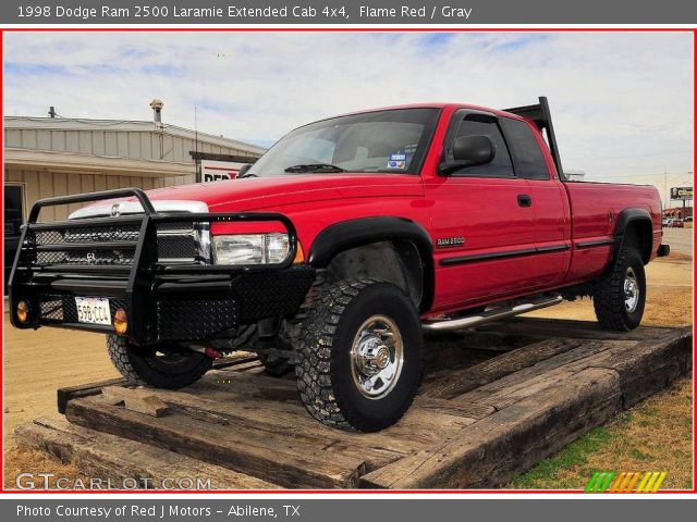 1998 Dodge Ram 2500 Laramie Extended Cab 4x4 in Flame Red
