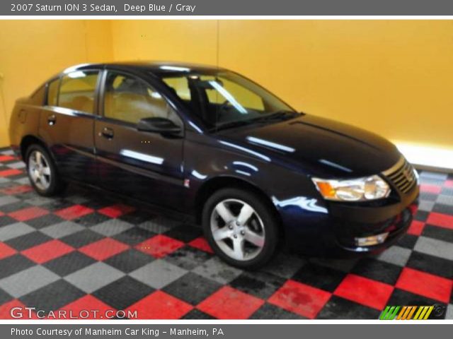 2007 Saturn ION 3 Sedan in Deep Blue