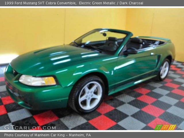 1999 Ford Mustang SVT Cobra Convertible in Electric Green Metallic