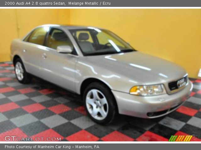 2000 Audi A4 2.8 quattro Sedan in Melange Metallic