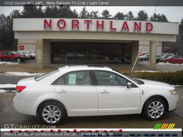 2010 Lincoln MKZ AWD in White Platinum Tri-Coat