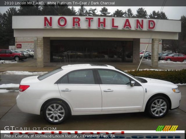2010 Lincoln MKZ AWD in White Platinum Tri-Coat