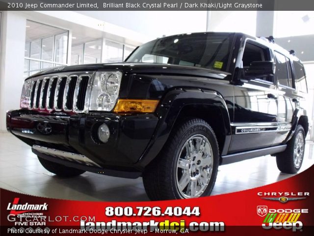 2010 Jeep Commander Limited in Brilliant Black Crystal Pearl