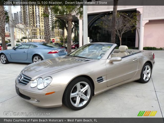 2004 Mercedes-Benz SL 500 Roadster in Desert Silver Metallic