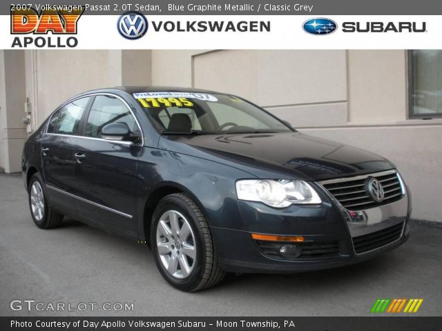 2007 Volkswagen Passat 2.0T Sedan in Blue Graphite Metallic