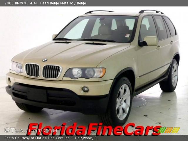 2003 BMW X5 4.4i in Pearl Beige Metallic