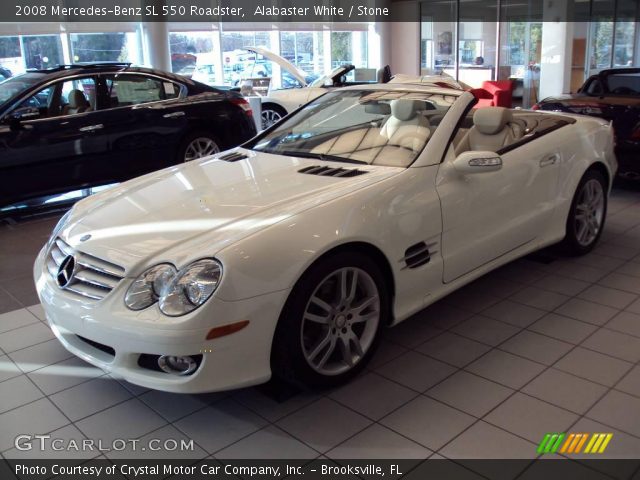 2008 Mercedes-Benz SL 550 Roadster in Alabaster White