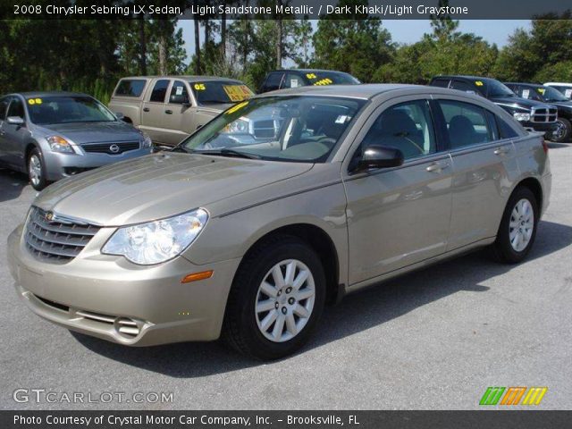 2008 Chrysler Sebring LX Sedan in Light Sandstone Metallic