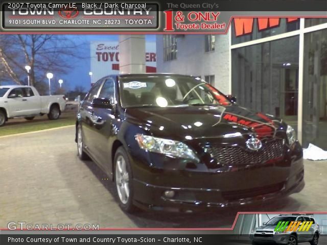 2007 Toyota Camry LE in Black
