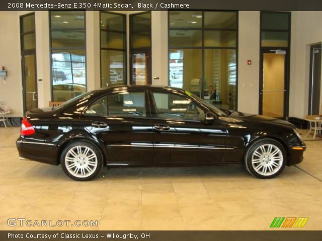 2008 Mercedes-Benz E 350 4Matic Sedan in Black