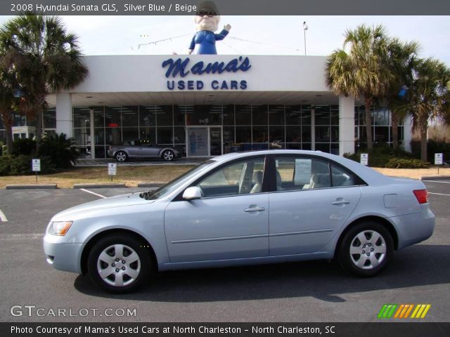 2008 Hyundai Sonata GLS in Silver Blue