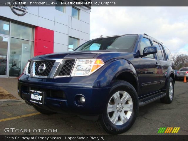 2006 Nissan Pathfinder LE 4x4 in Majestic Blue Metallic